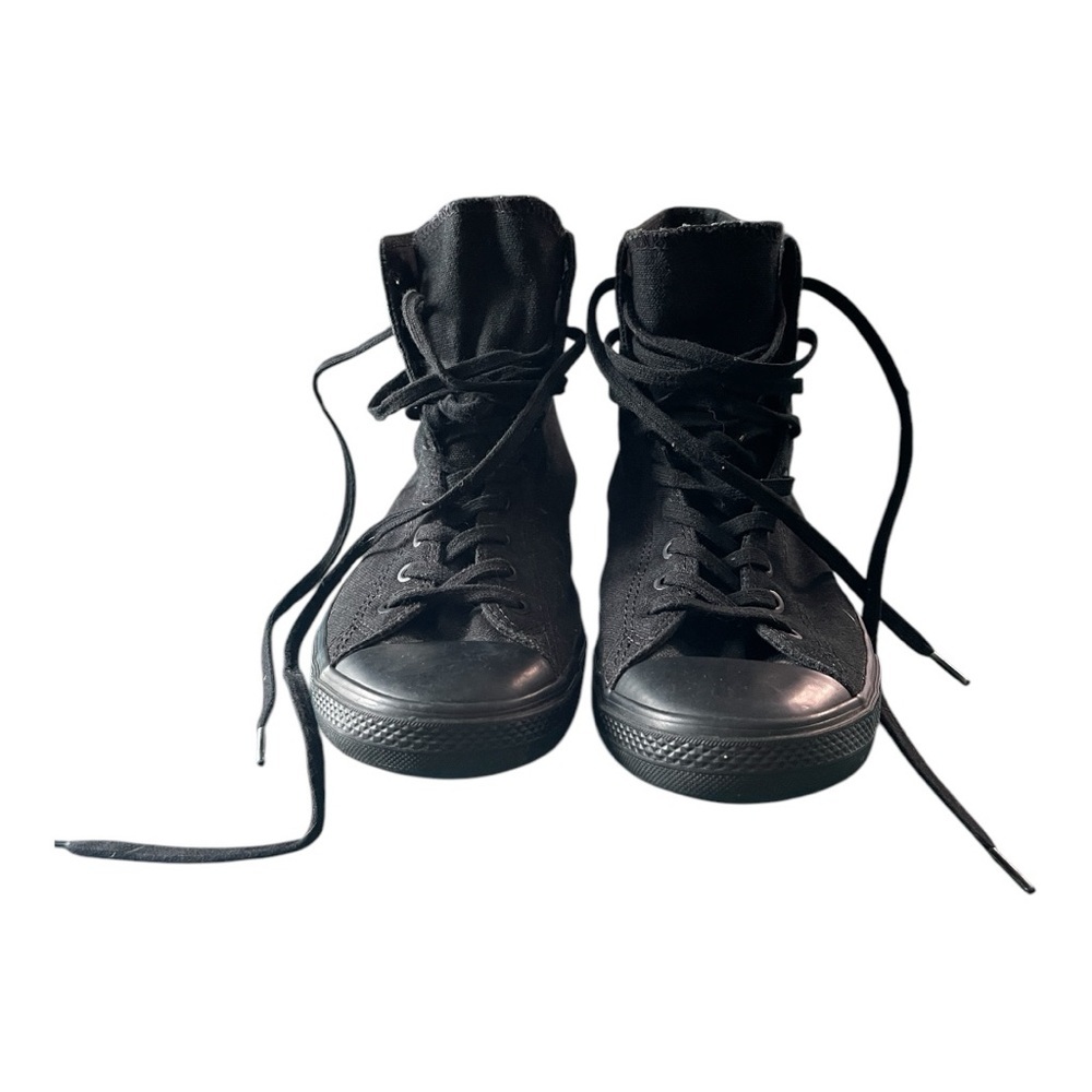 Converse Unisex Black High-Top Sneakers - Picture 3 of 12